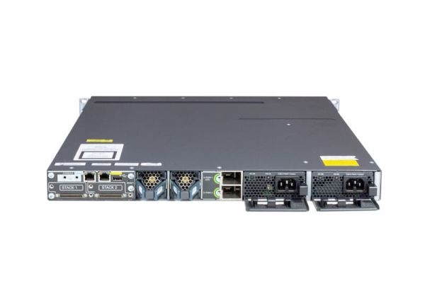 Cisco Switch Catalyst WS-C3750X-24P-E, stackable (2x port), 24x GbE RJ45 PoE (435W), 2x 715W